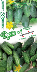 Набор семян Огурец Зеленые гномики F1, 10шт, Гномик F1, 10шт, Капель F1, 10шт, Гавриш, Дуэт+1 Набор семян Огурец Зеленые гномики F1, 10шт, Гномик F1, 10шт, Капель F1, 10шт, Гавриш, Дуэт+1
