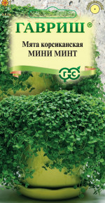 Семена Мята корсиканская Мини Минт, 3шт Гавриш, Цветочная коллекция Семена Мята корсиканская Мини Минт, 3шт Гавриш, Цветочная коллекция